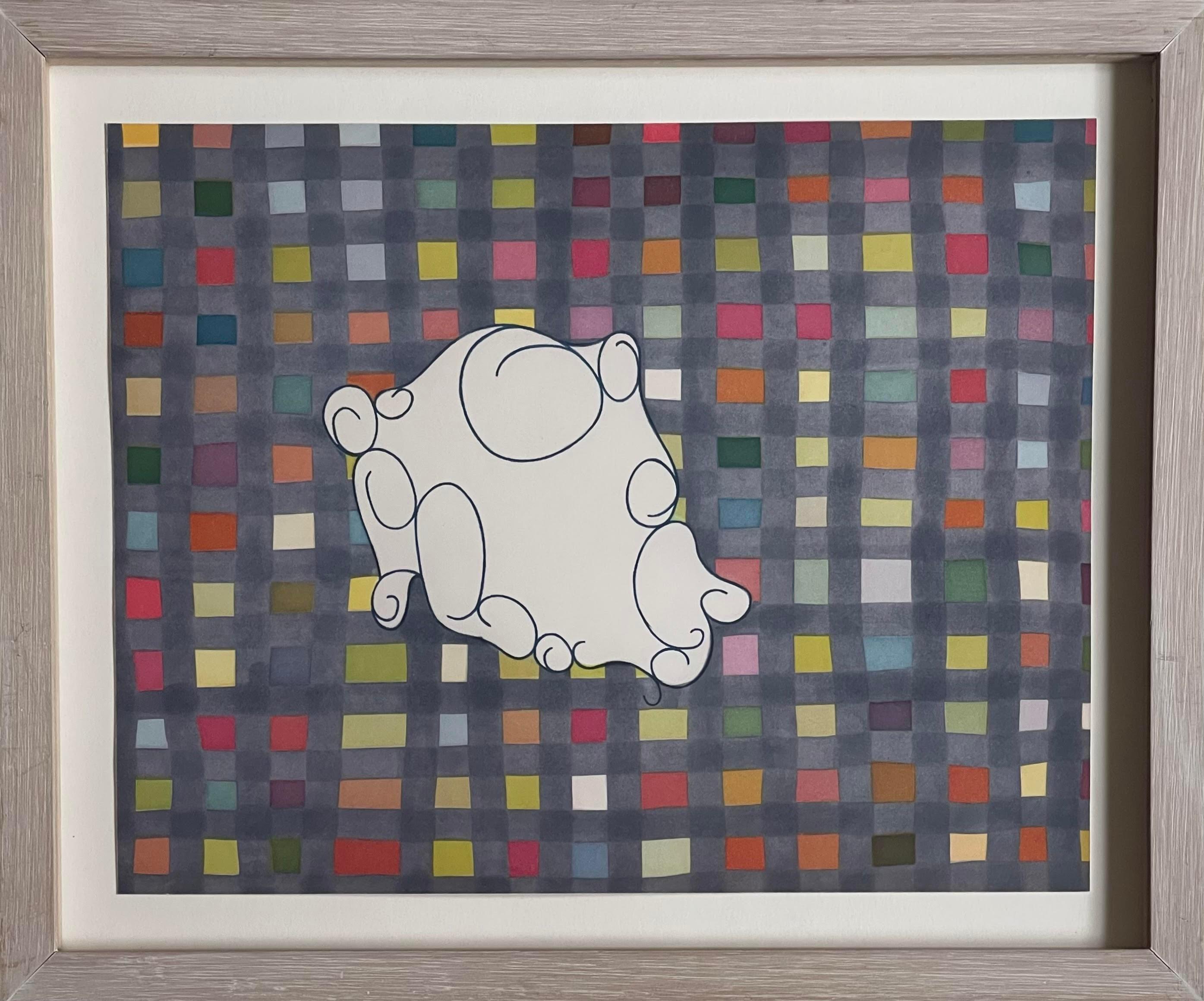 Color etching with aquatint on Hahnemühle paper Signed/N ex-Deutsche Bank Framed - Print by Thomas Nozkowski