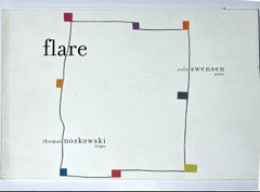 Monograph titled FLARE Thomas Nozkowski Images (hand signed by Thomas Nozkowski)