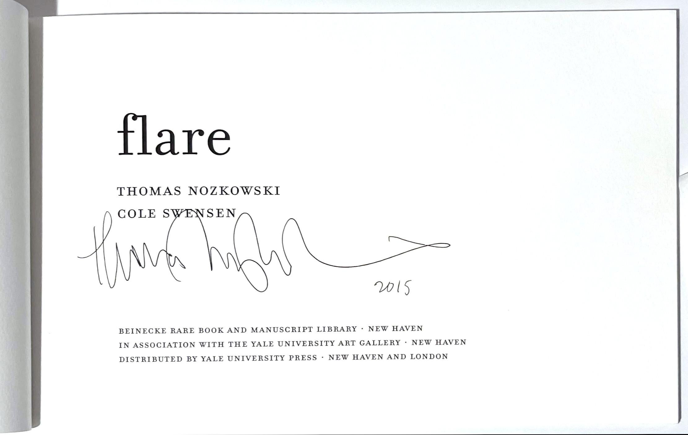 Monographe intitulé FLARE Thomas Nozkowski Images (signé à la main par Thomas Nozkowski) en vente 2