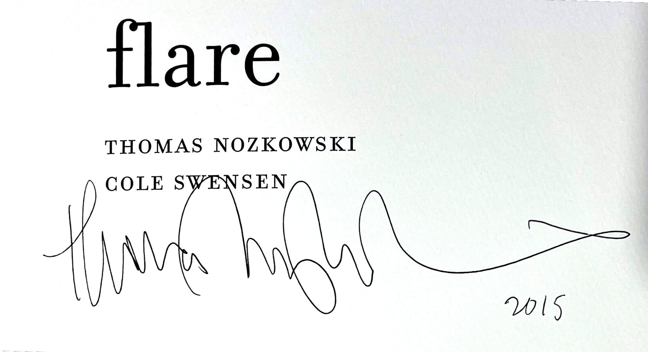 Monograph titled FLARE Thomas Nozkowski Images (hand signed by Thomas Nozkowski) For Sale 3