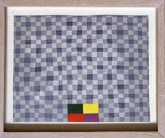 Thomas Nozkowski, abstract etching & aquatint Signed/N, Framed, ex Deutsche bank