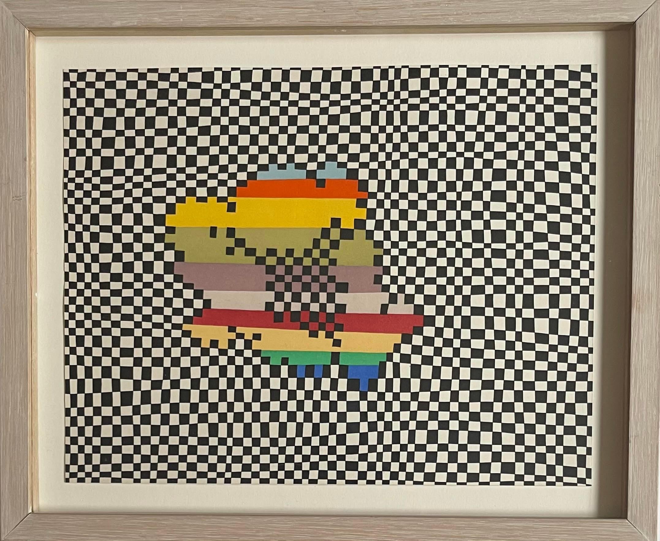 Color etching & aquatint on Hahnemühle paper, Signed/N ex Deutsche Bank, Framed - Print by Thomas Nozkowski