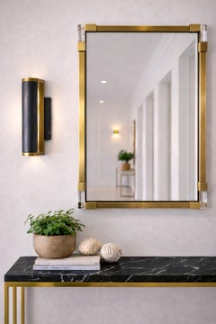 David O'Brien "David", applique per Visual Comfort, Ottone Patinato