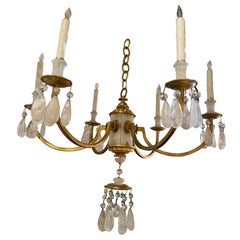 Thomas O'Brien Rock Crystal Chandelier