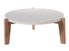 Thomas O'Brien "Vintage Modern" Teak and White Laminate Coffee Table