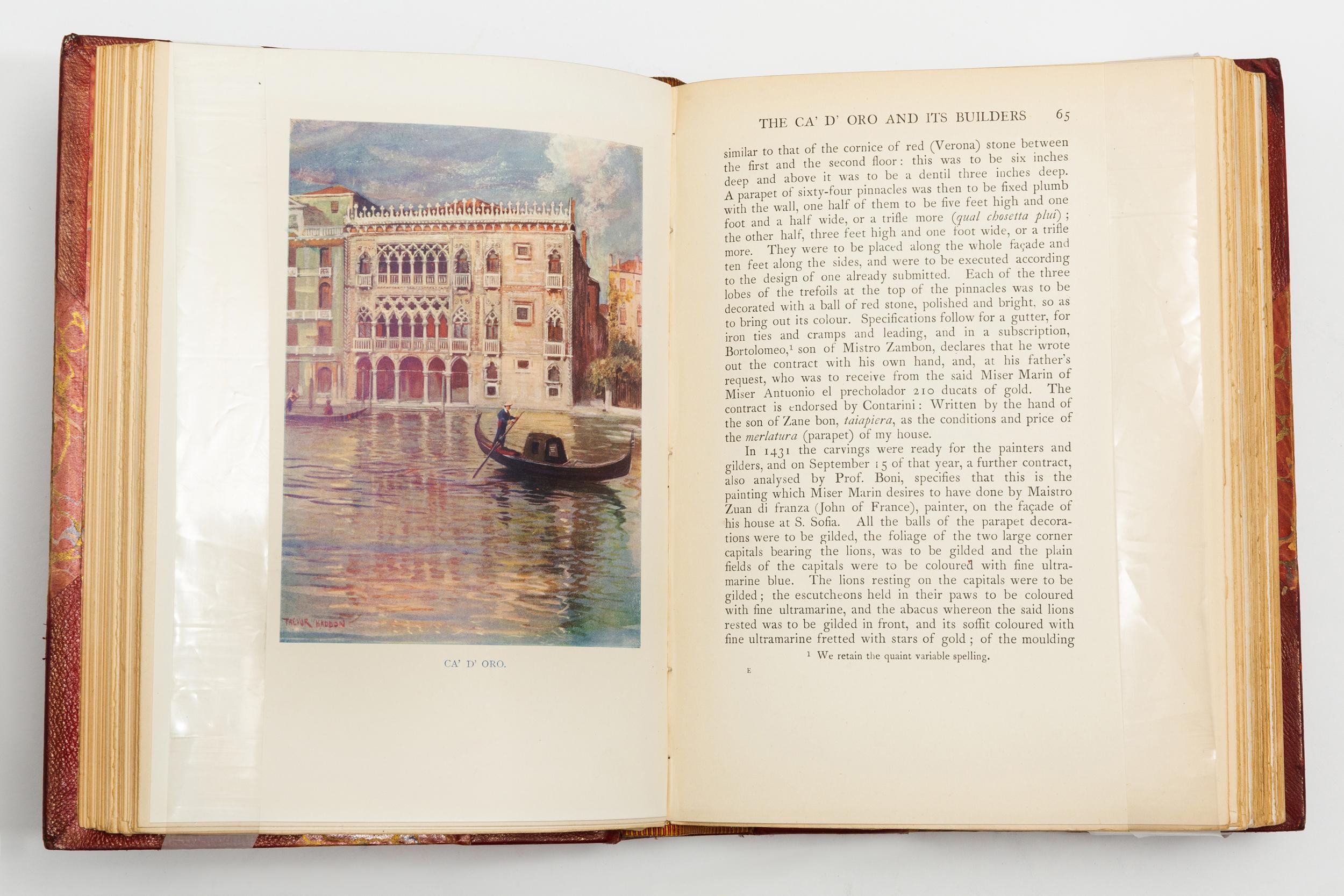Thomas Okey, the Old Venetian Palaces & Old Venetian Folk In Good Condition For Sale In New York, NY
