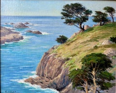 The Highlands Point Lobos Carmel California 1930 Thomas O. Sheckell Original Oil