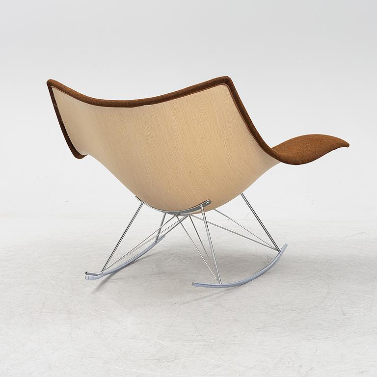 Scandinave moderne Thomas Pedersen, une chaise à bascule 'Stingray' / Fredericia, Danemark. en vente
