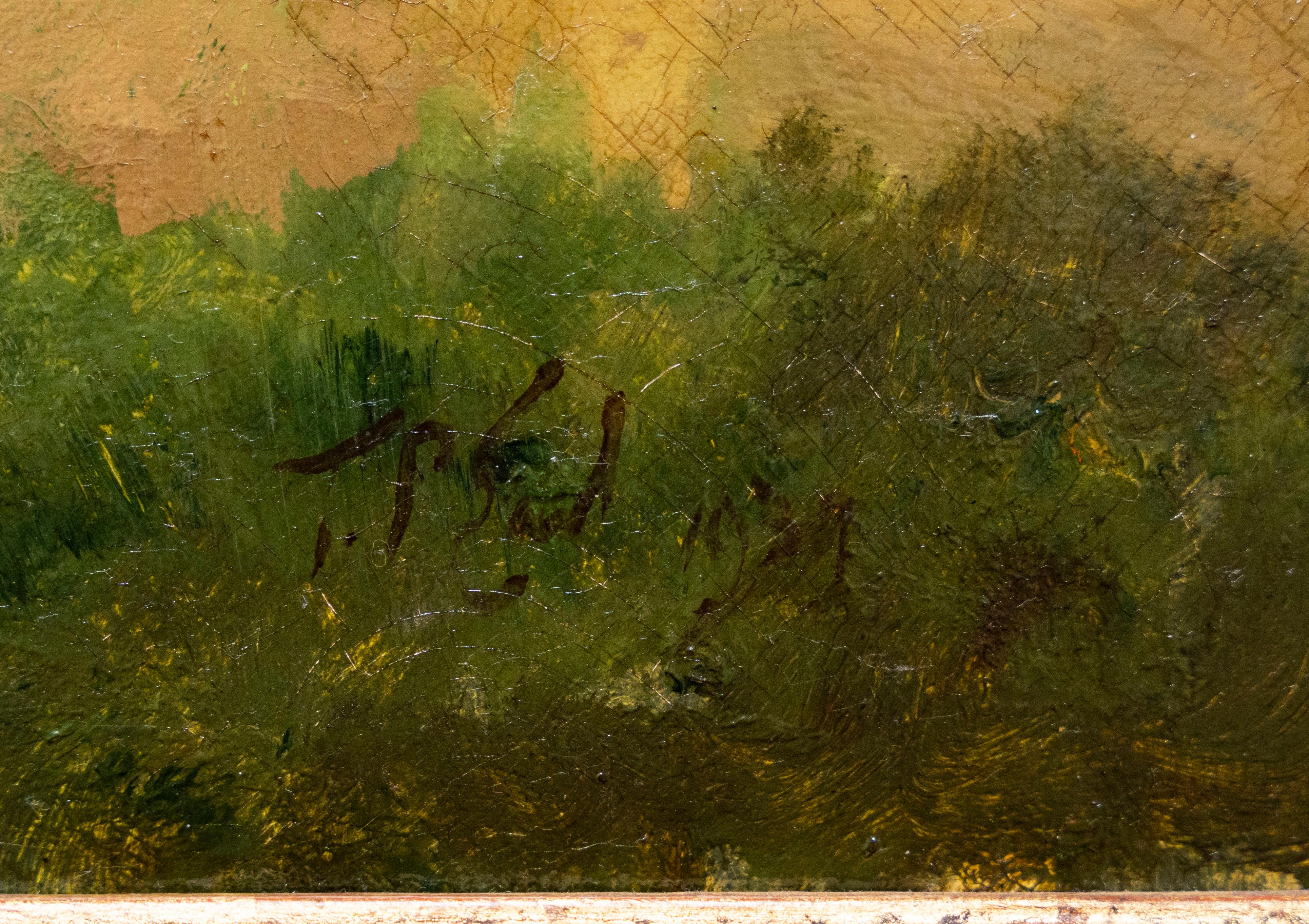 Vincitore della coppa d'oro Precipitation, Thomas Earle (1874-1947), firmato e datato - Animal Painting Oro di Thomas Percy Earl