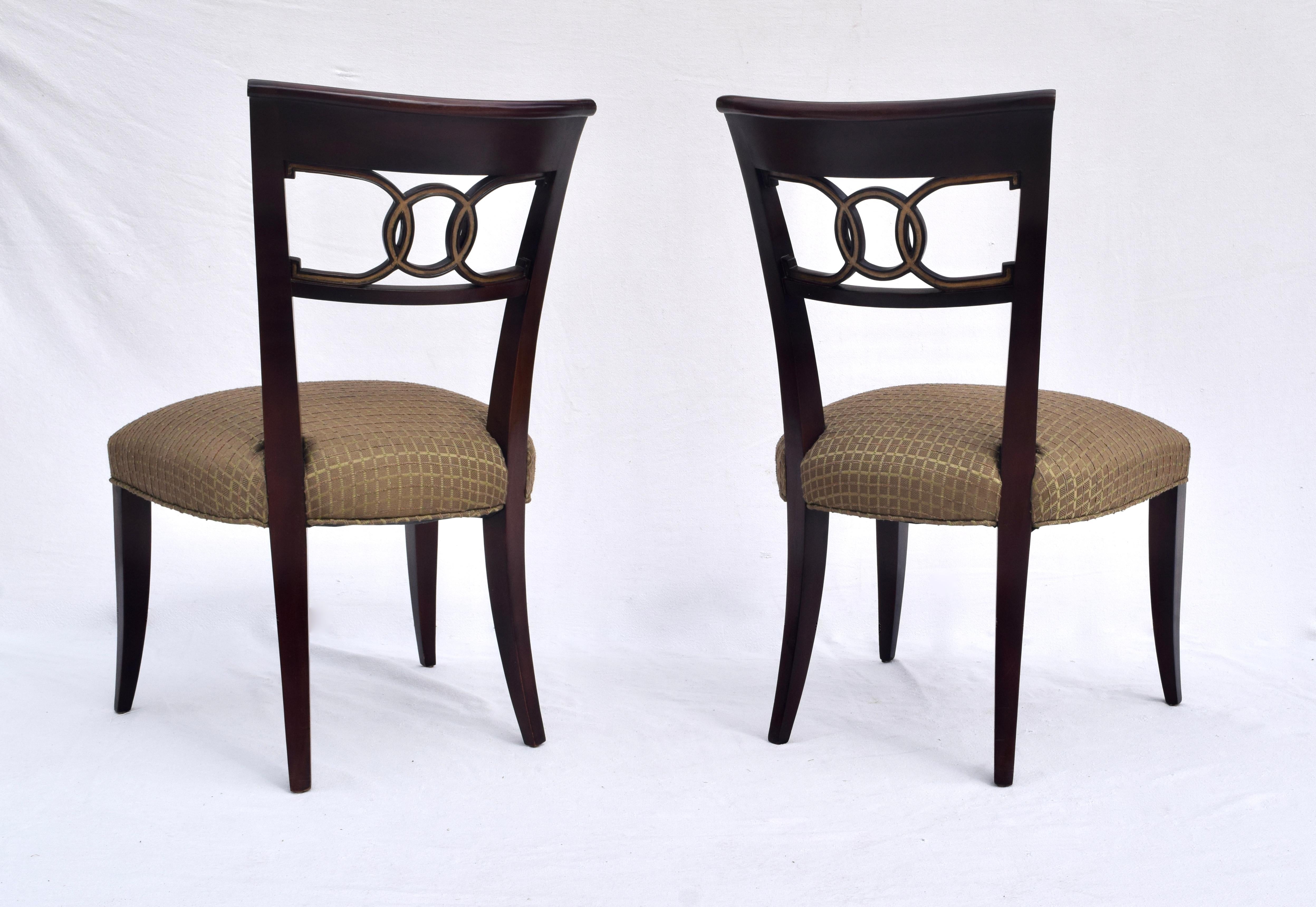 Thomas Pheasant for Baker Cleo Dining Chairs, Set of 12 1