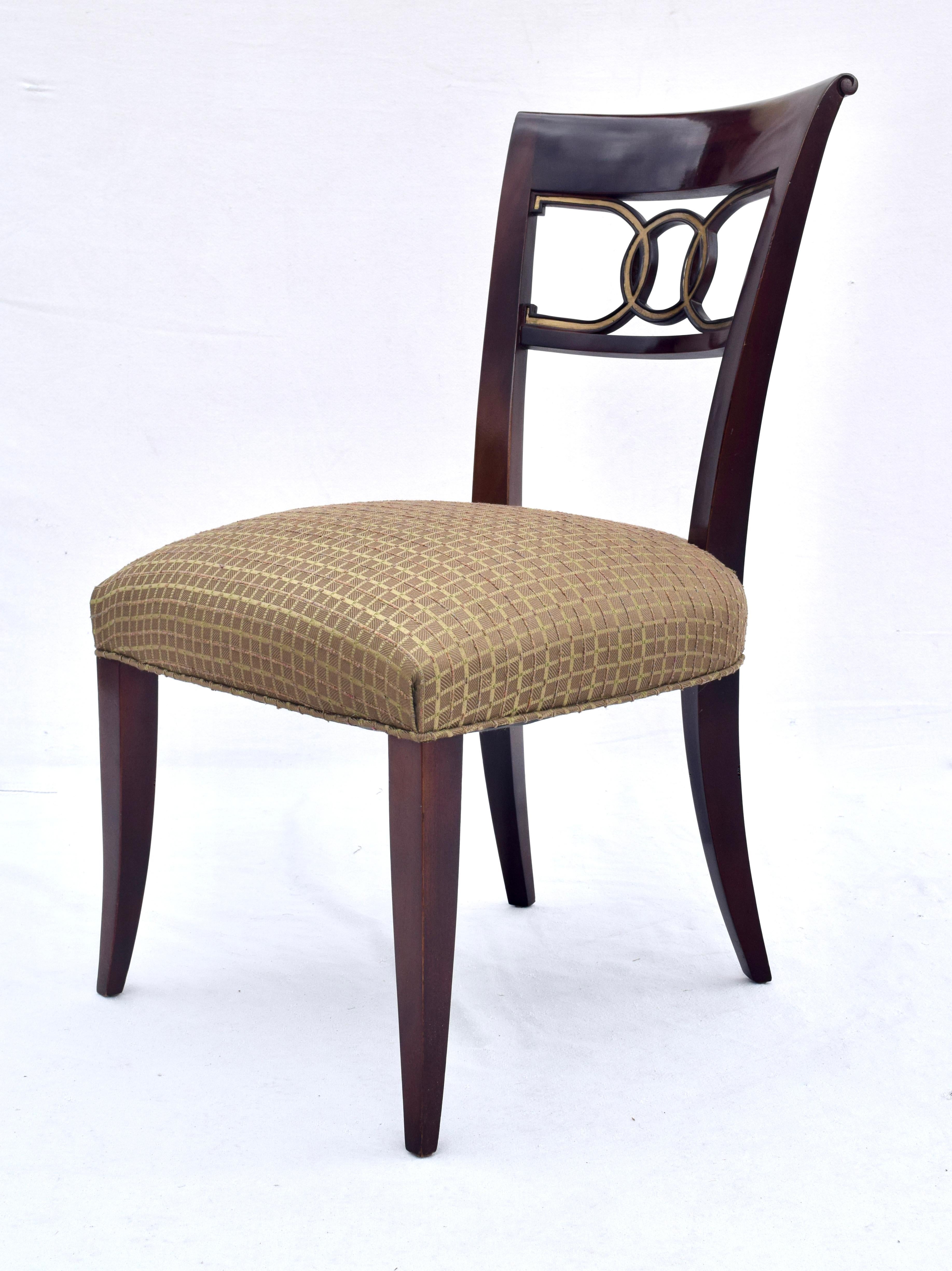 Thomas Pheasant for Baker Cleo Dining Chairs, Set of 12 2