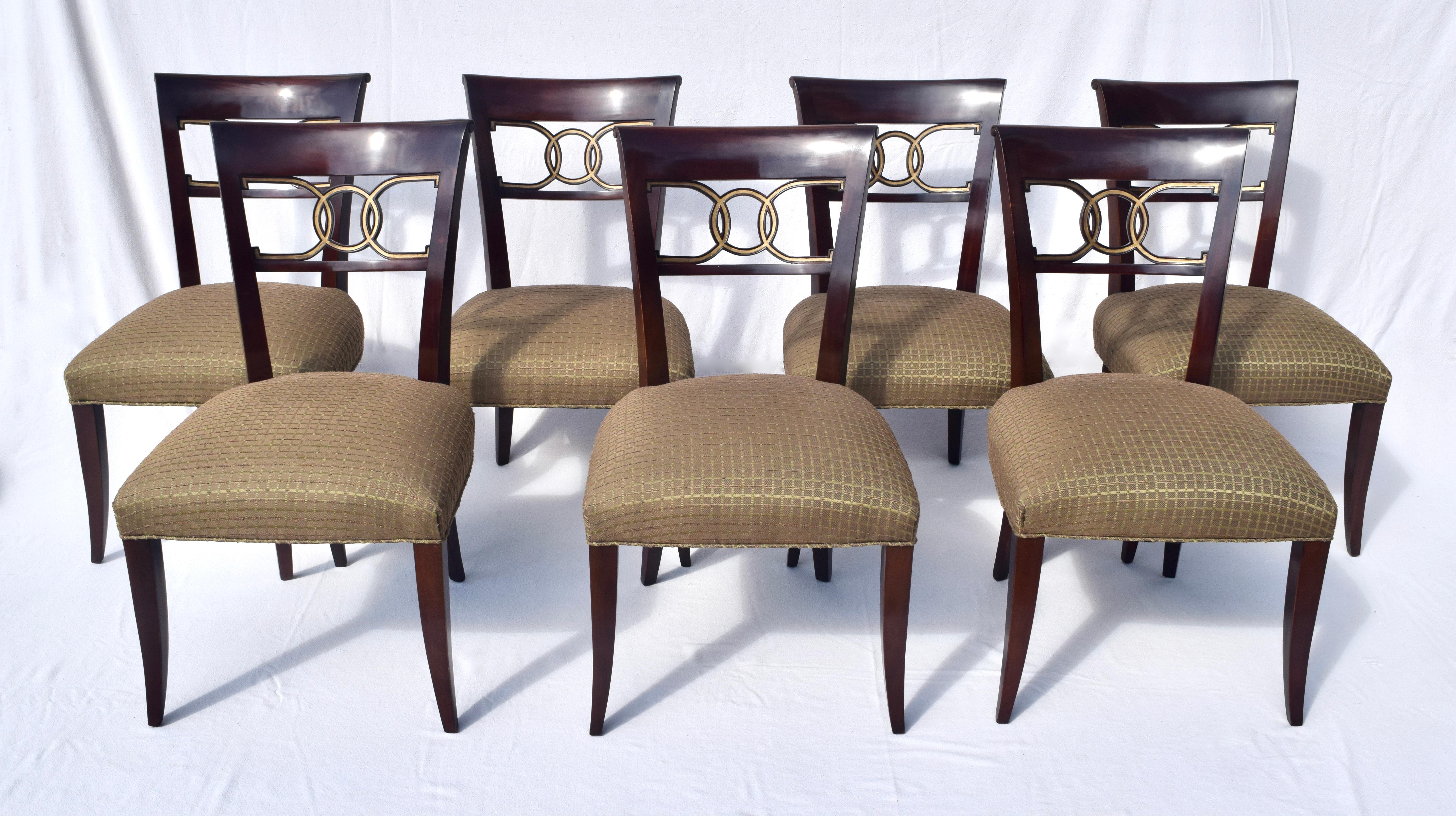 Thomas Pheasant for Baker Cleo Dining Chairs, Set of 12 5