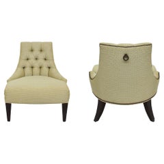 Thomas Pheasant for Baker Furniture Company Tufted Lounge Chair, USA