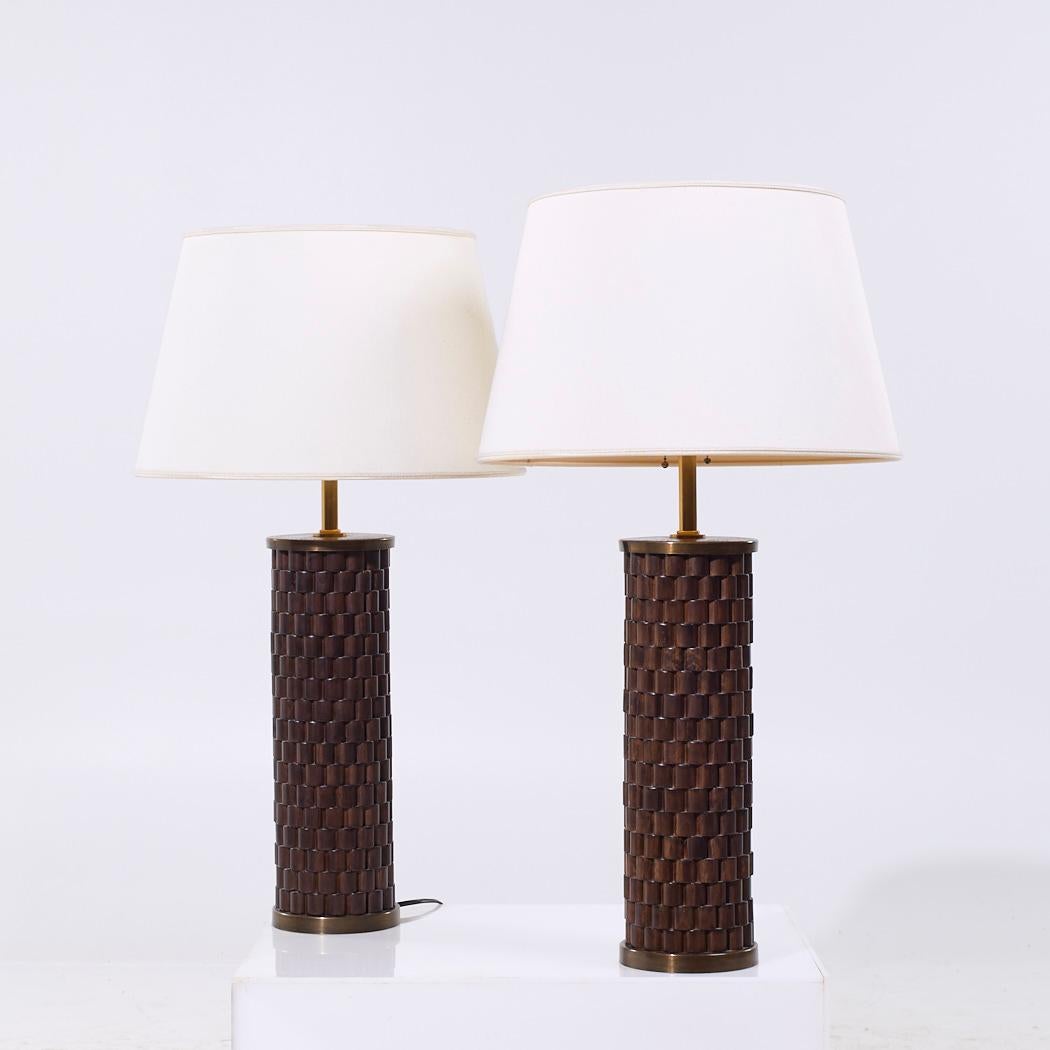 Thomas Fasan für Baker Möbel Dübel PH020 Tischlampe - Paar (Moderne) im Angebot
