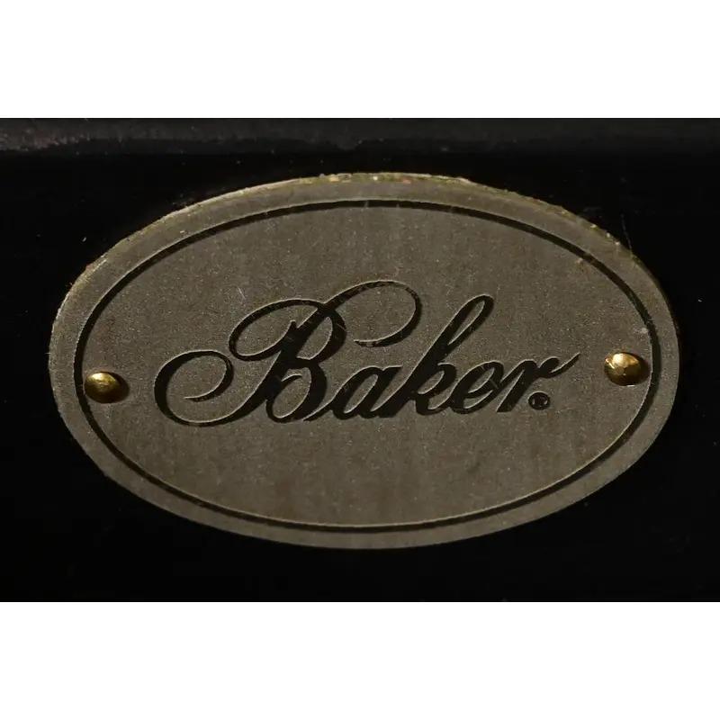 Thomas Pheasant for Baker Furniture Greek Key Black Lacquered Coffee Table en vente 2