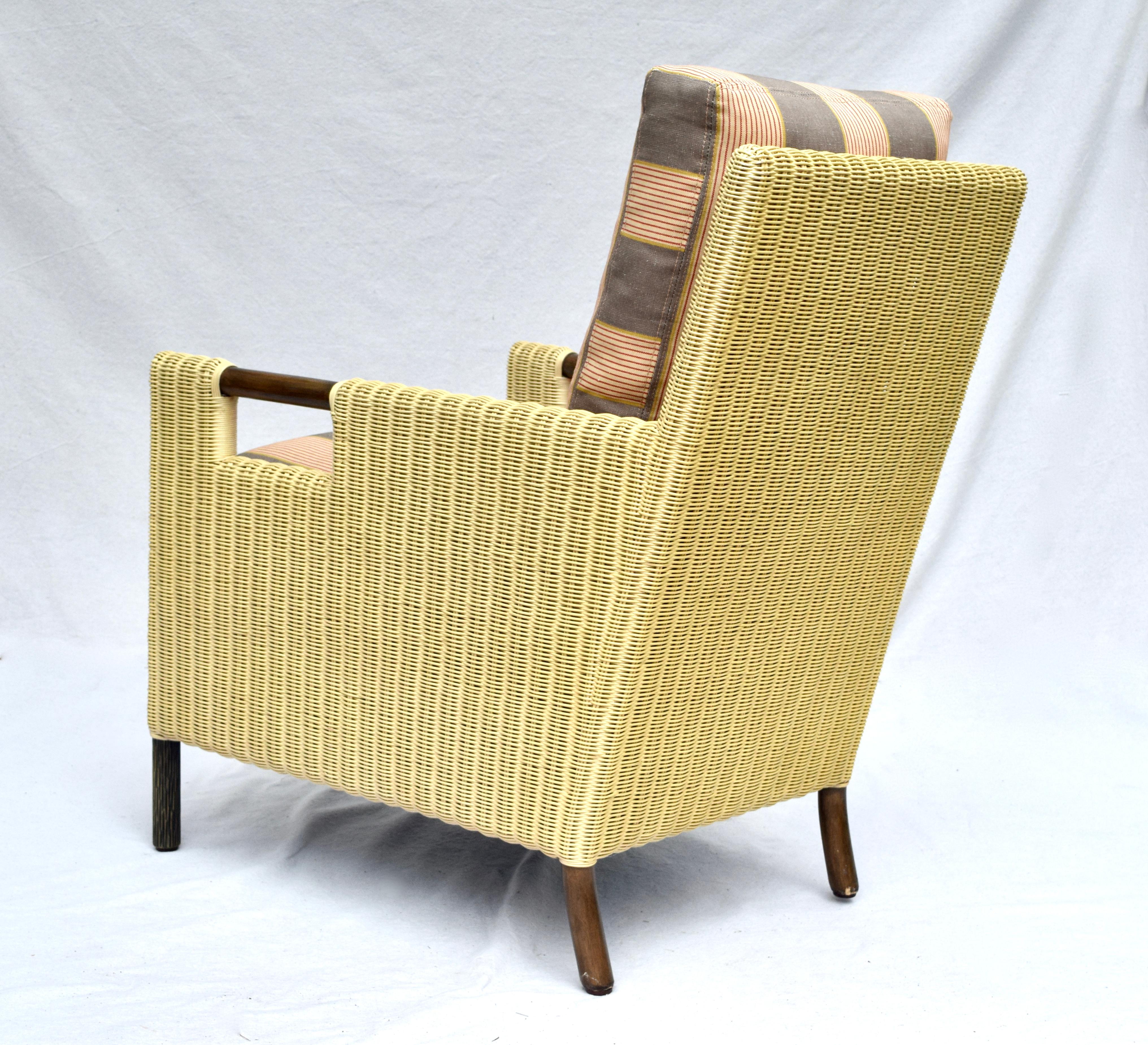 Thomas Pheasant for McGuire Organic Modern Club Chair & Ottoman For Sale 4