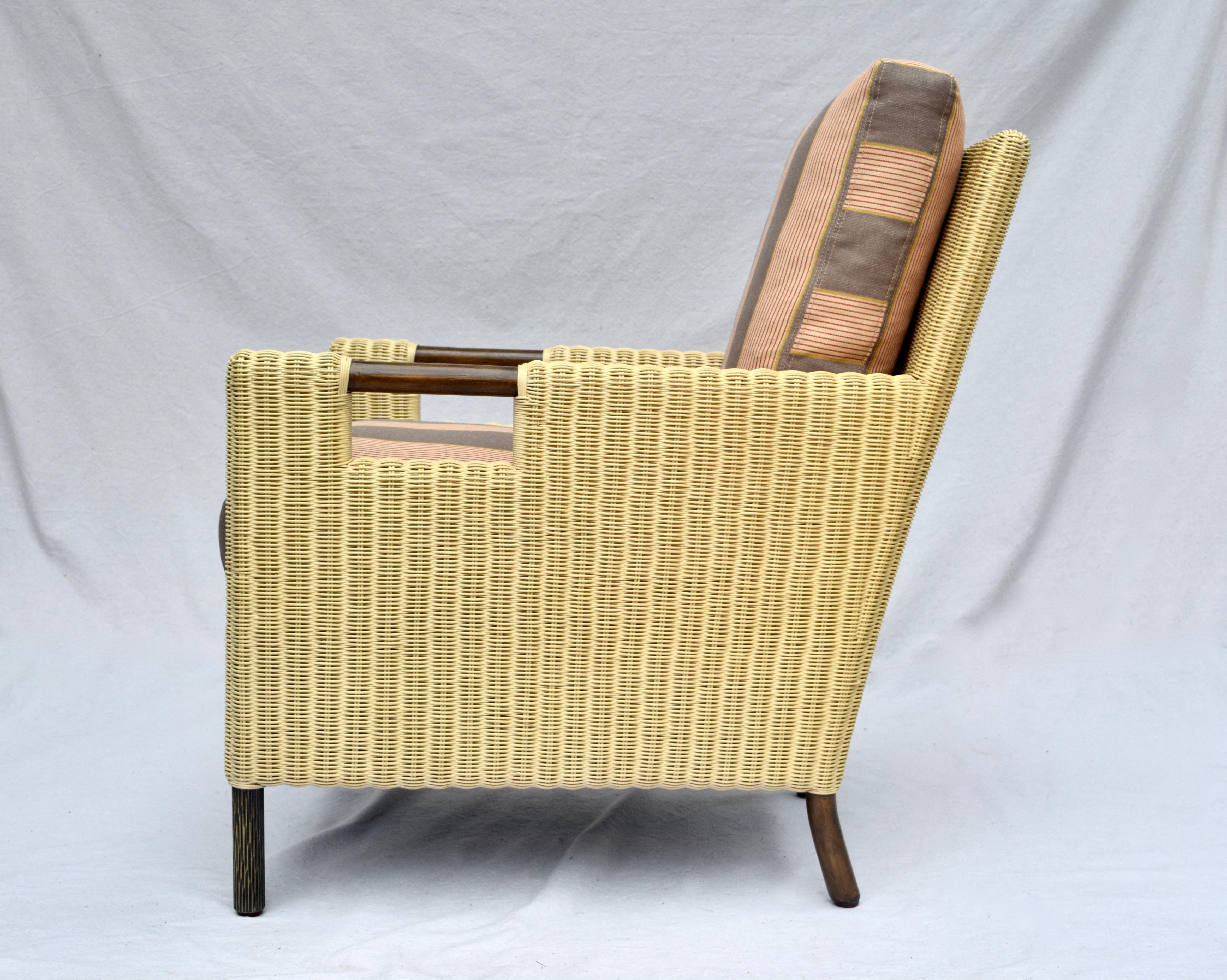 Thomas Pheasant for McGuire Organic Modern Club Chair & Ottoman For Sale 5