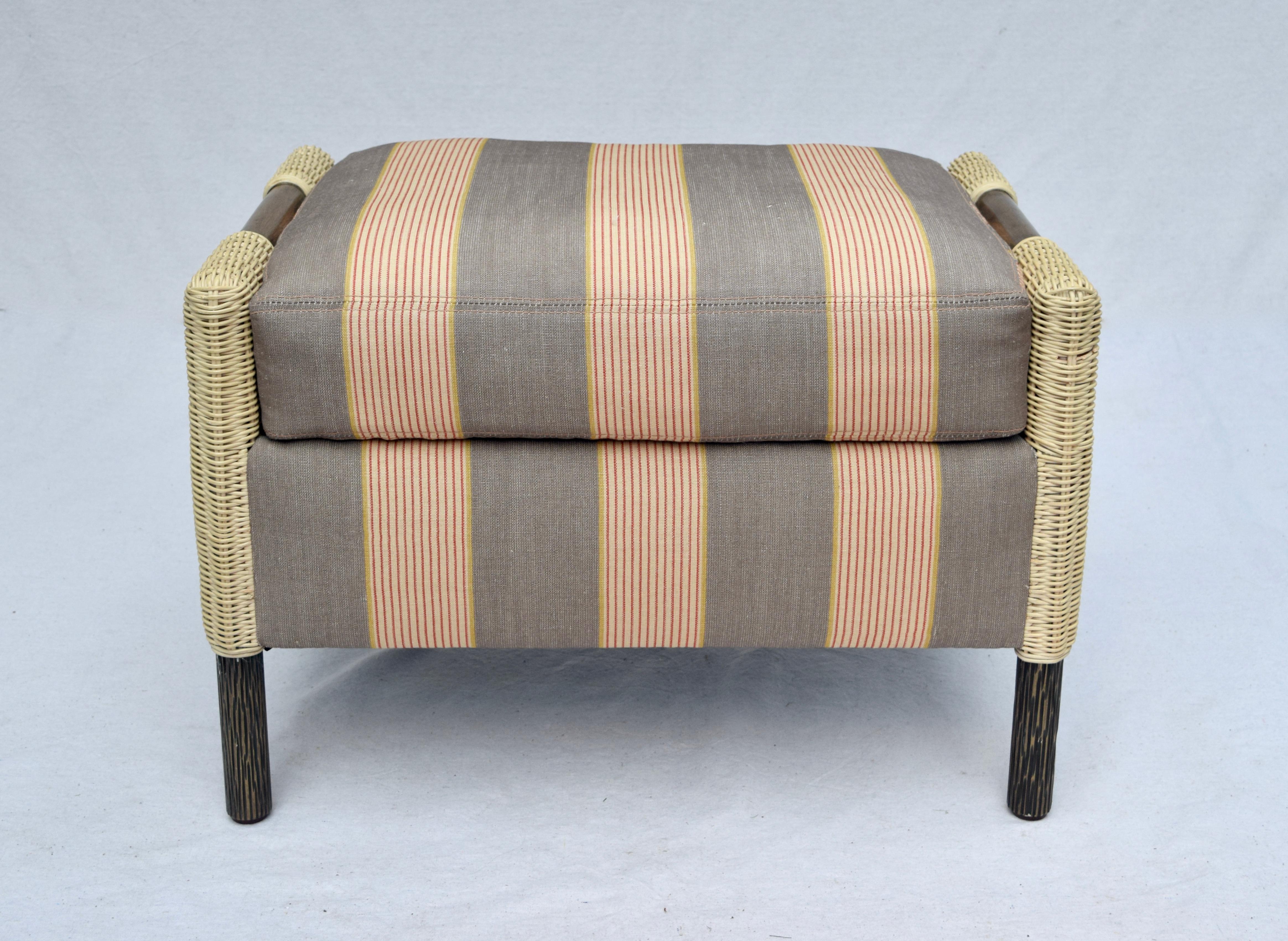 Thomas Pheasant for McGuire Organic Modern Club Chair & Ottoman For Sale 10