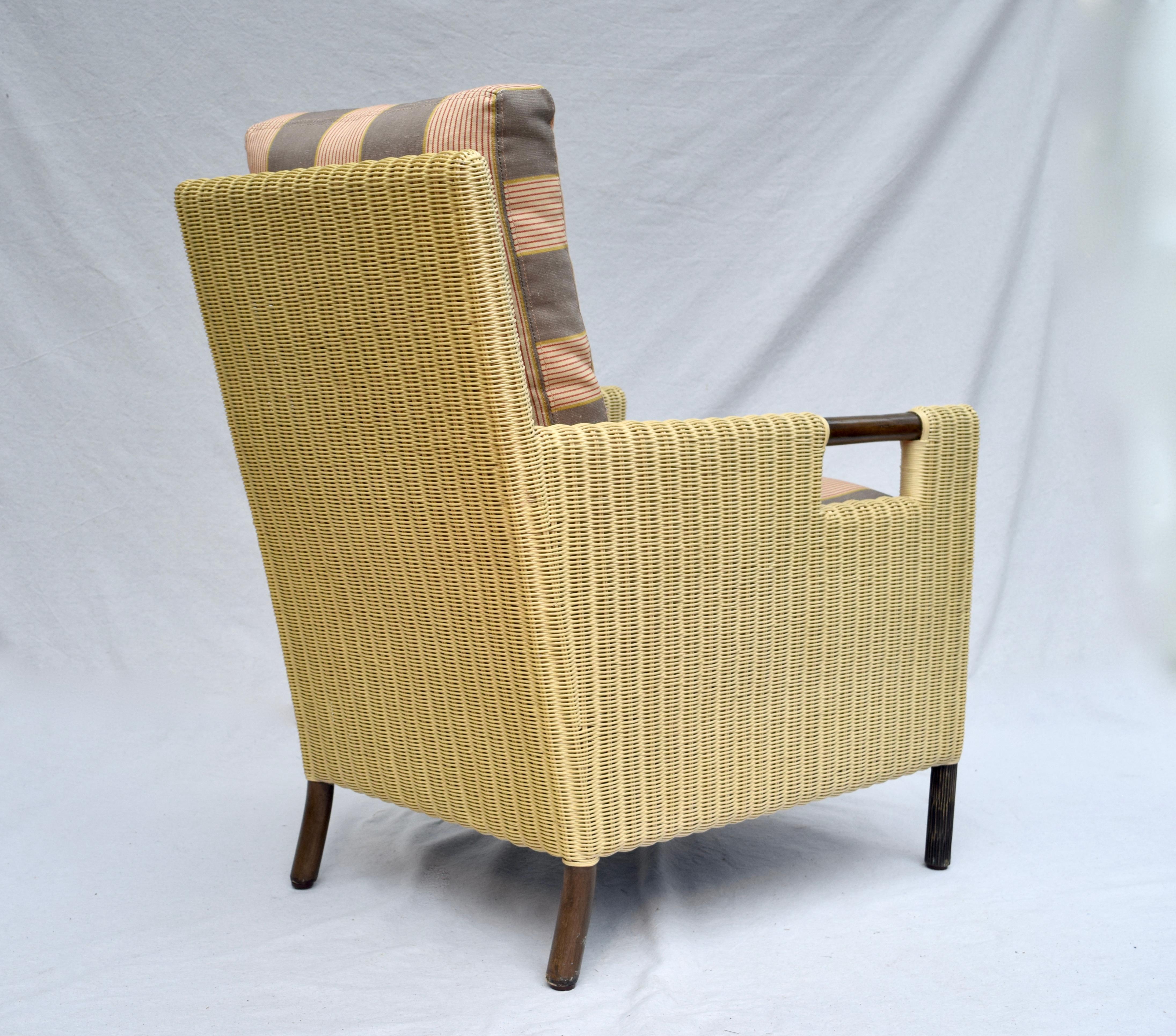 Thomas Pheasant for McGuire Organic Modern Club Chair & Ottoman For Sale 2
