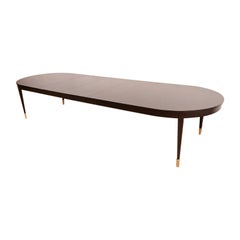 Thomas Pheasant French Regency Mahogany Dining Table  Newly Refinished
