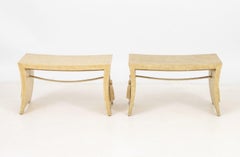 Thomas Pheasant x Baker Tassel Pagoda Benches, Pr