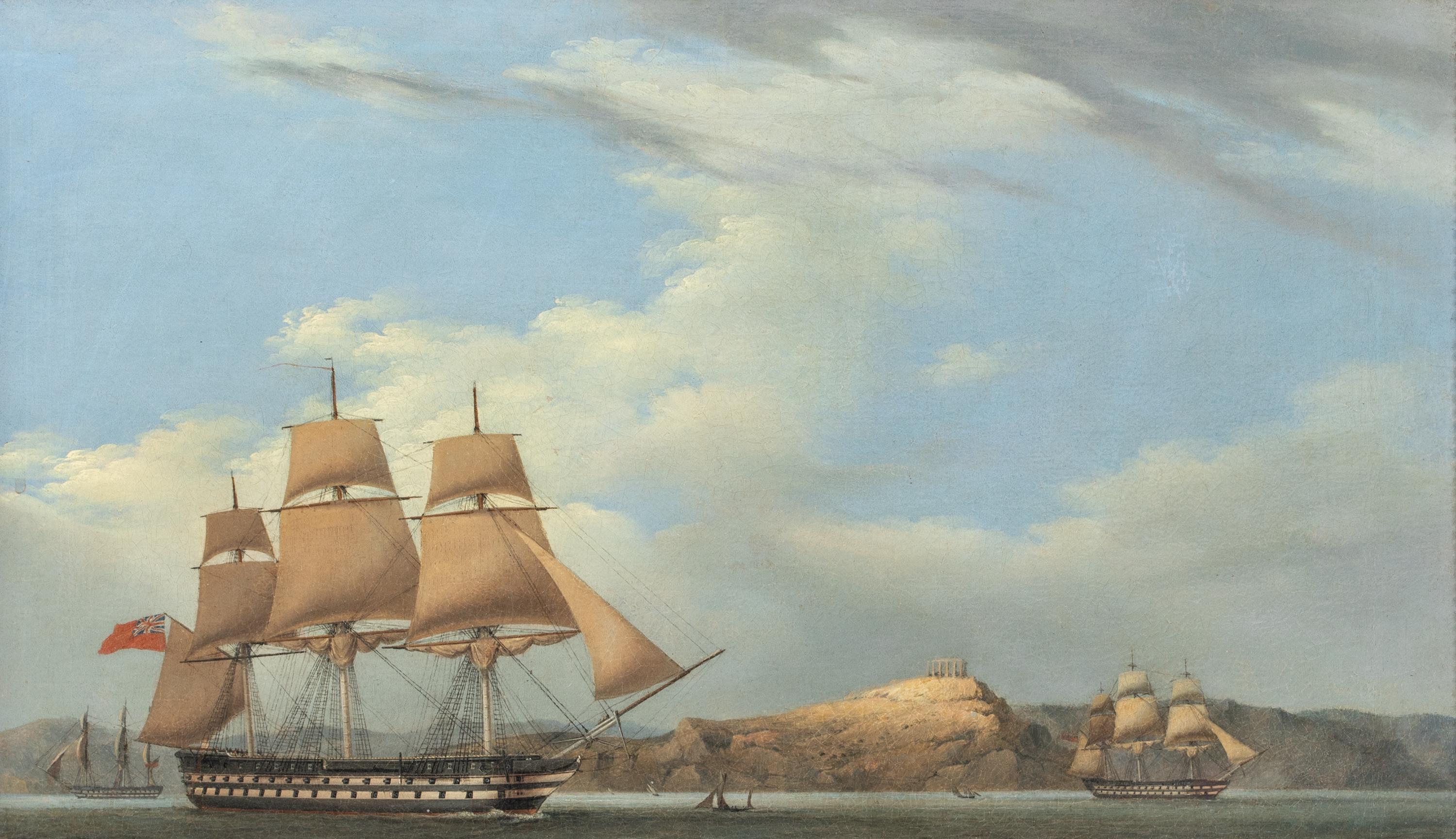 La marina reale britannica ancorata al largo della costa greca, XIX secolo  TOMMASO DE SIMONE 3