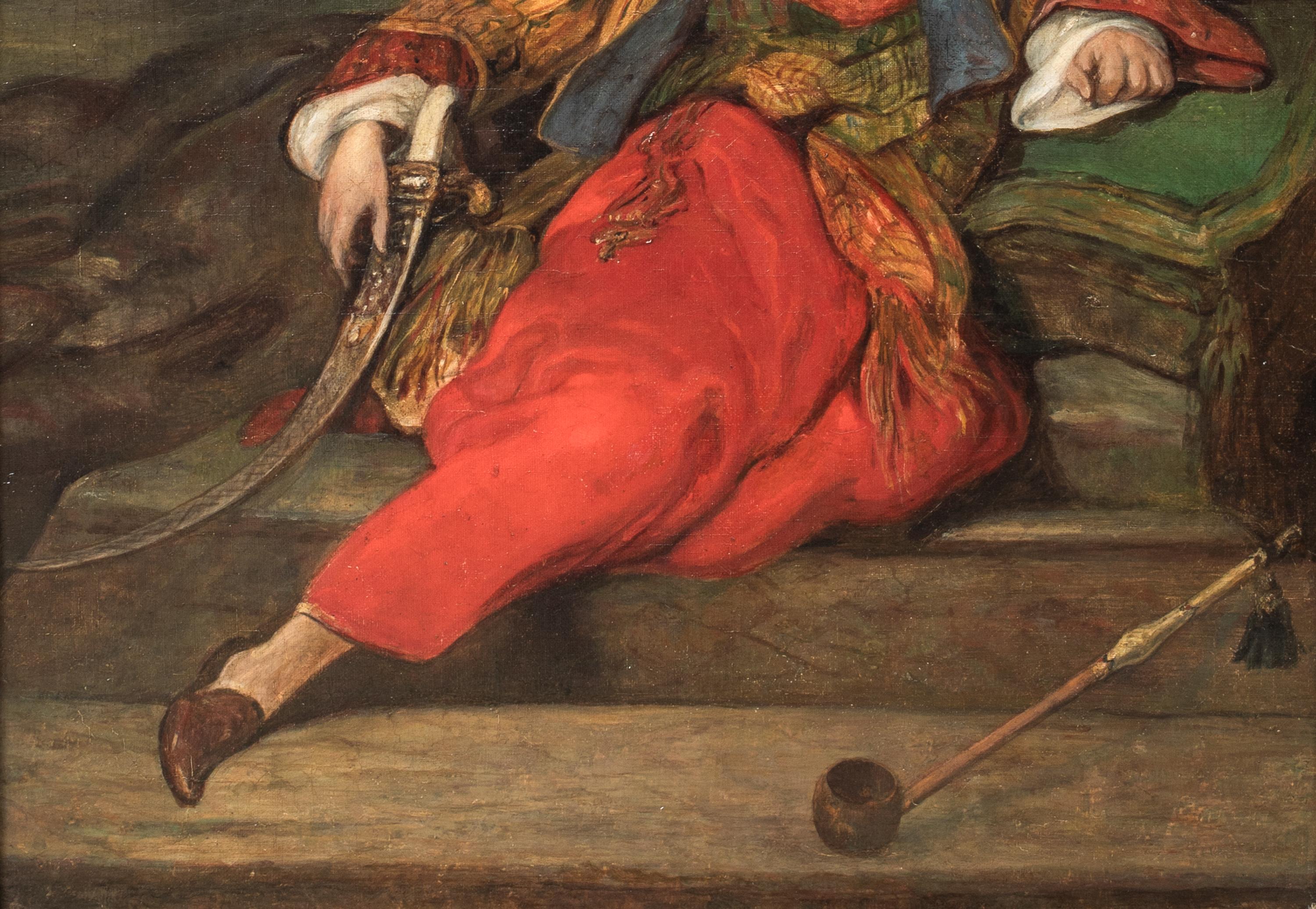 Portrait Of Lord Byron In Oriental Dress, circa 1810  circle of Thomas PHILLIPS  For Sale 7