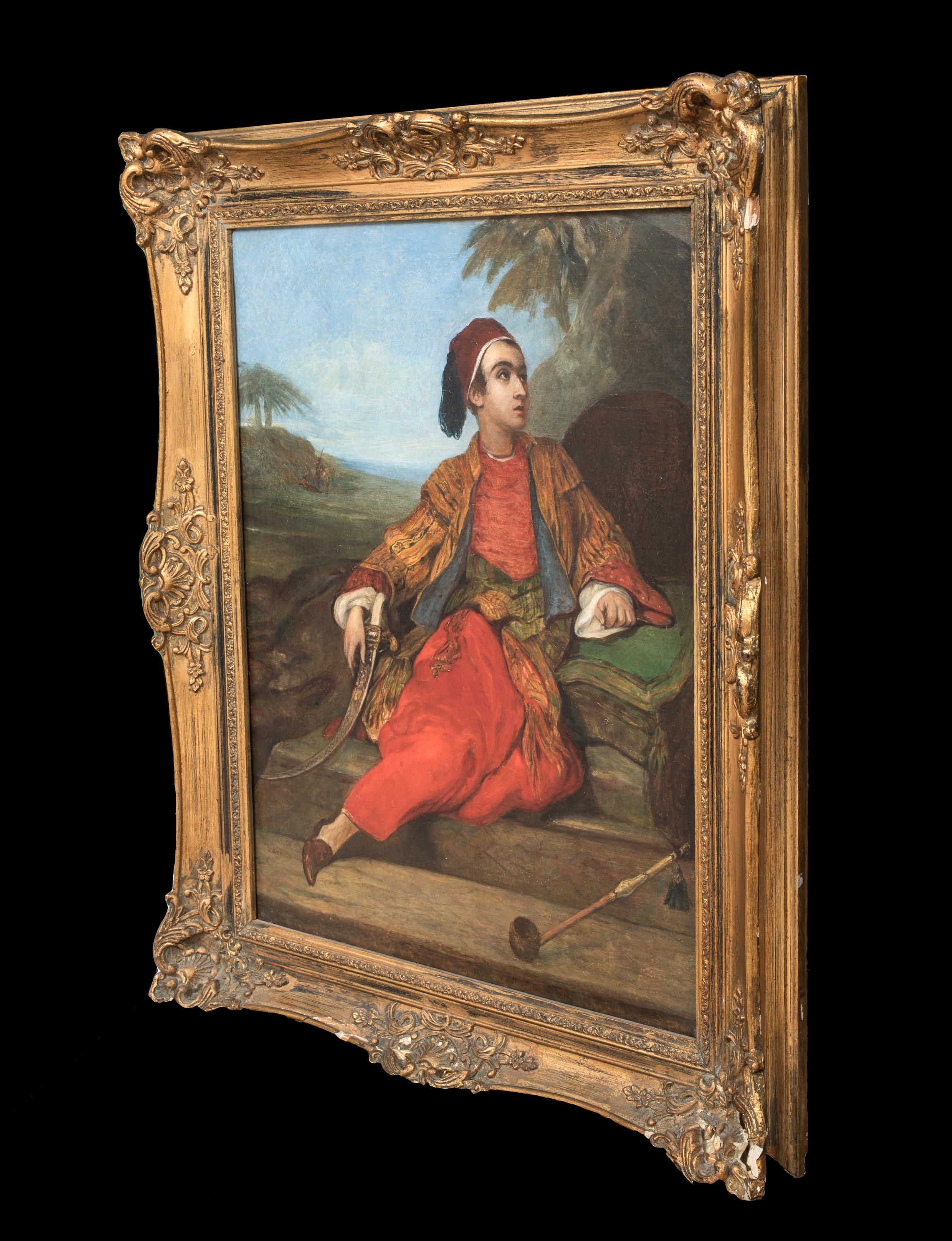 Portrait Of Lord Byron In Oriental Dress, circa 1810  circle of Thomas PHILLIPS  For Sale 5