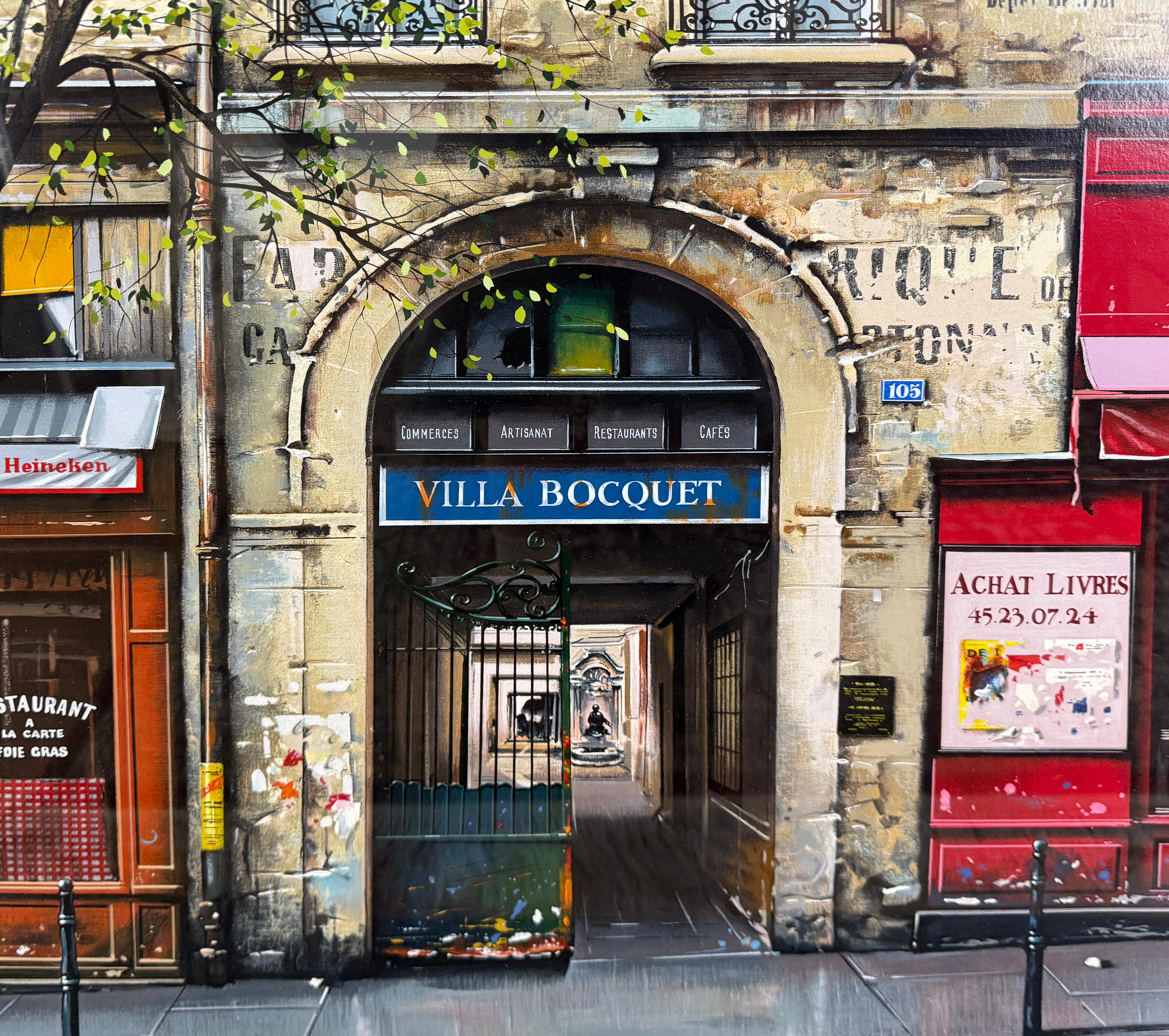 Villa Bocquet París Escena de calle y café por Thomas Pradzynski en venta 3