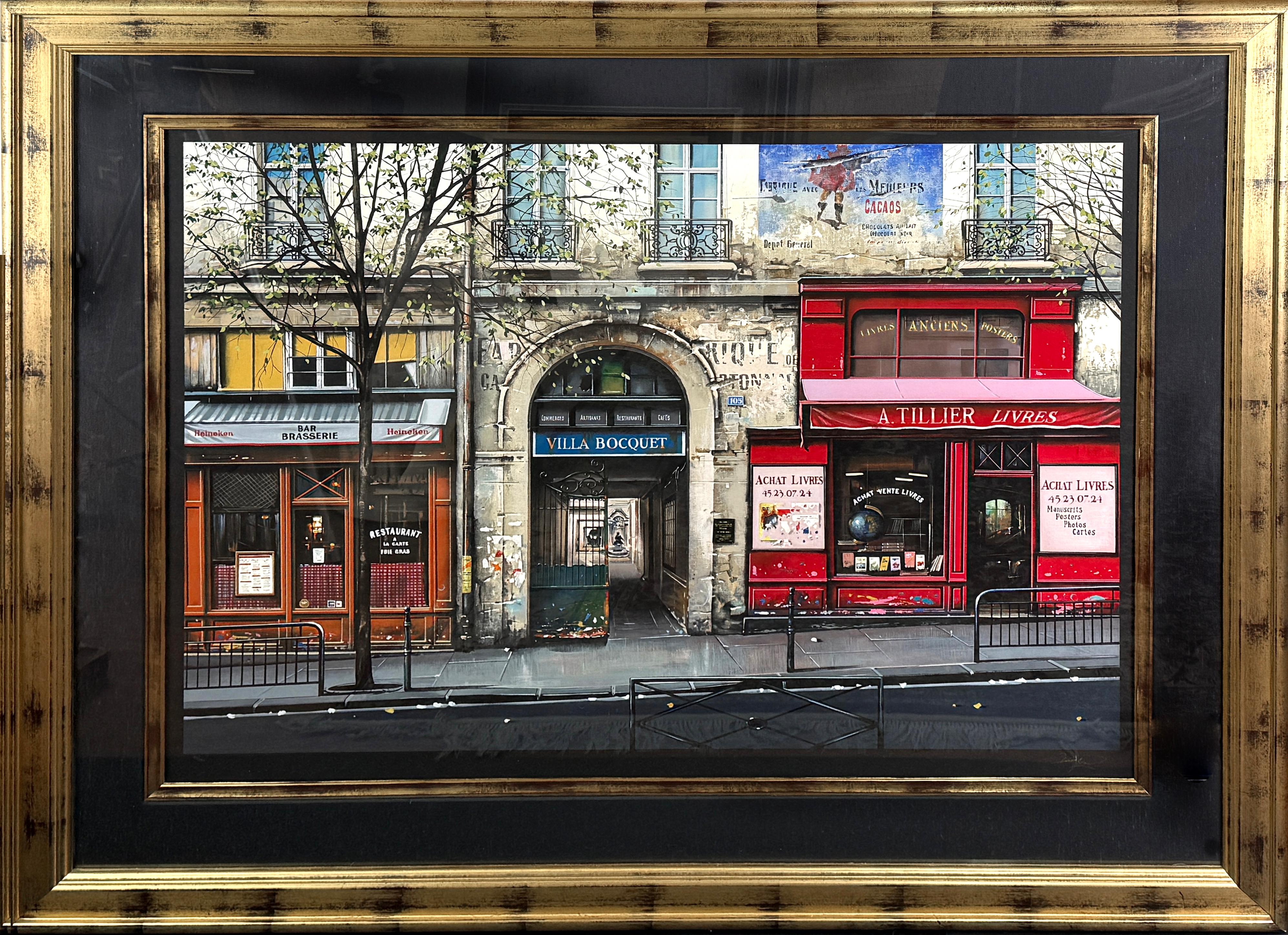 Thomas Pradzynski
1951-2007
Realista moderno de fama internacional, Thomas Pradzynski pintó escenas callejeras de ciudades de todo el mundo, pero se inspiró y captó el ambiente, el espíritu de la capital francesa. Combinó un sentimiento sentimental