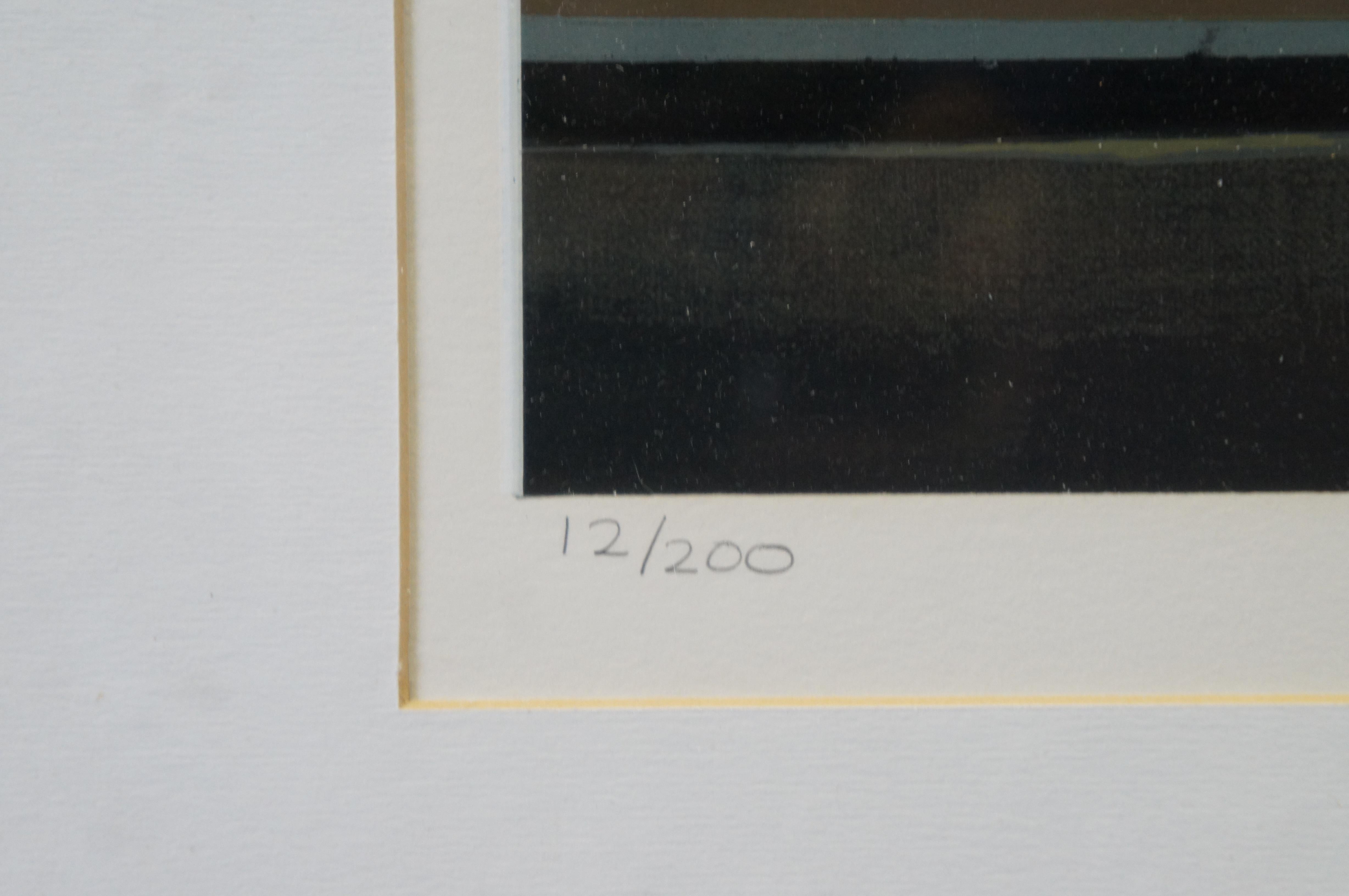 Carta Thomas Pradzynski Crepuscolo su Rue de Madiran Paesaggio urbano di Parigi Serigrafia 51