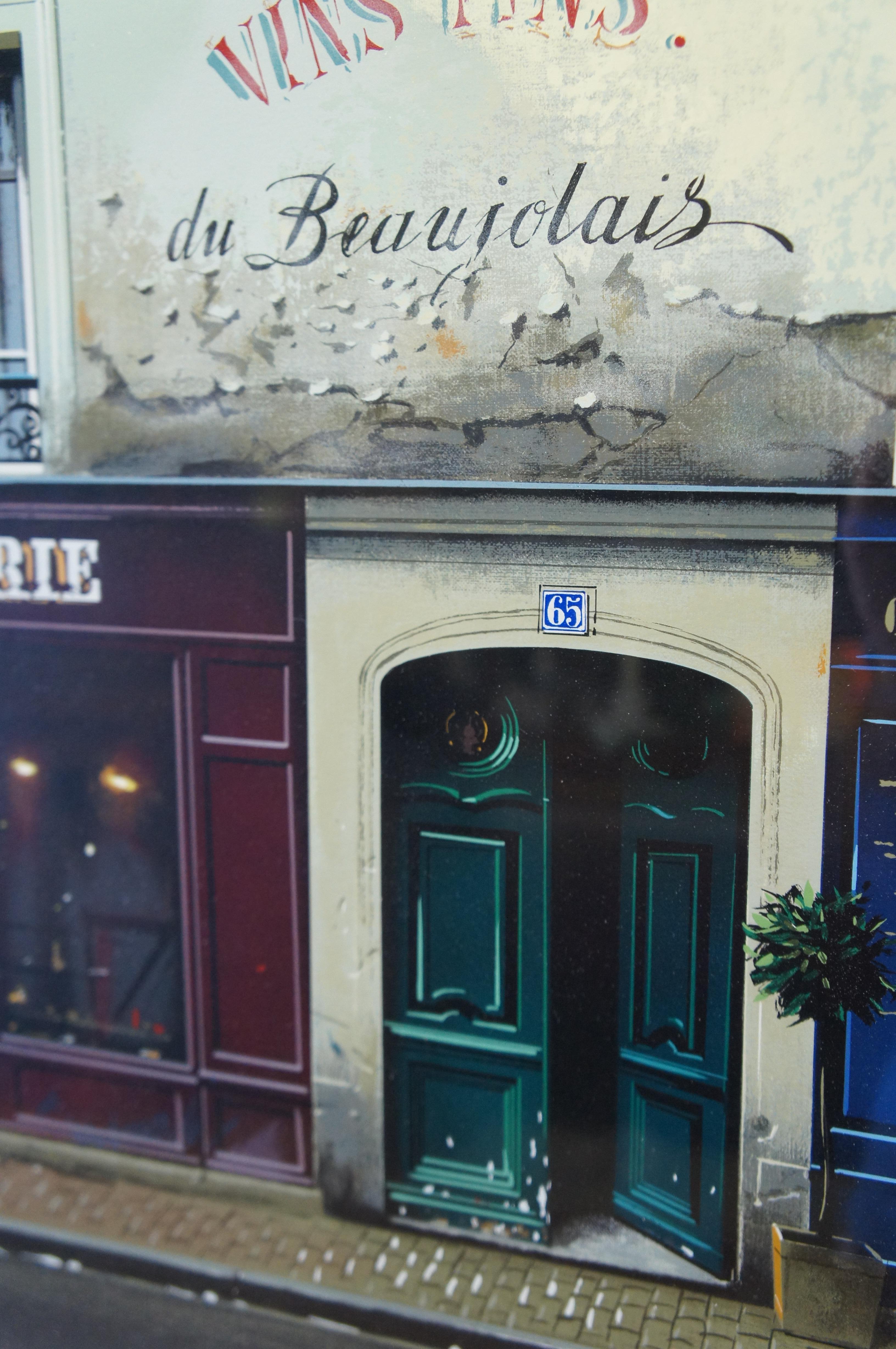 Thomas Pradzynski Crepuscolo su Rue de Madiran Paesaggio urbano di Parigi Serigrafia 51