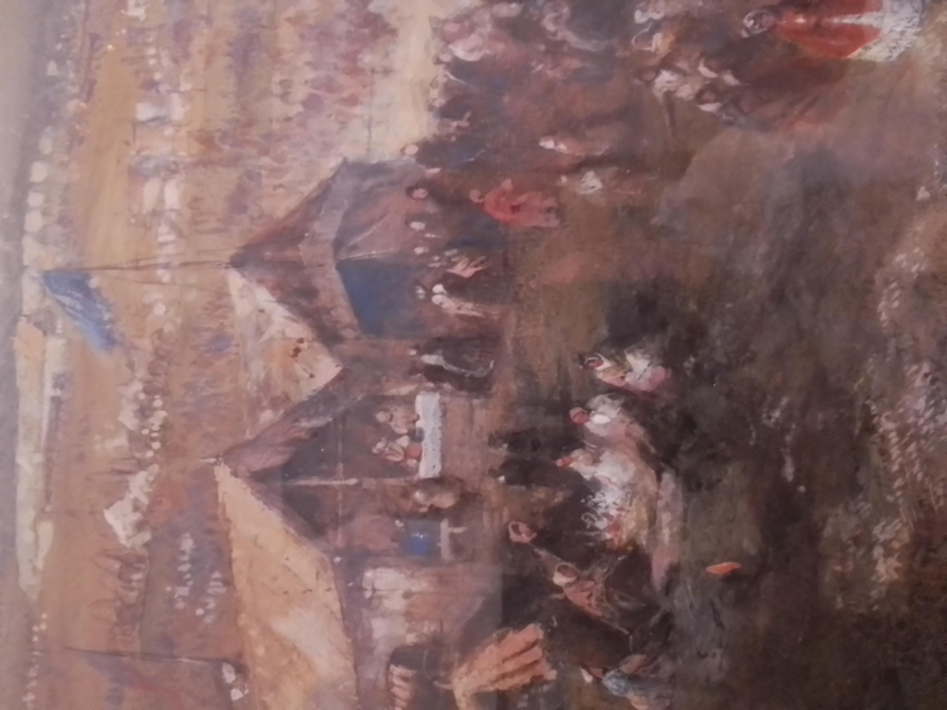Arte vintage vittoriana di Dibdin, acquerello a tempera - 1863 in vendita 5