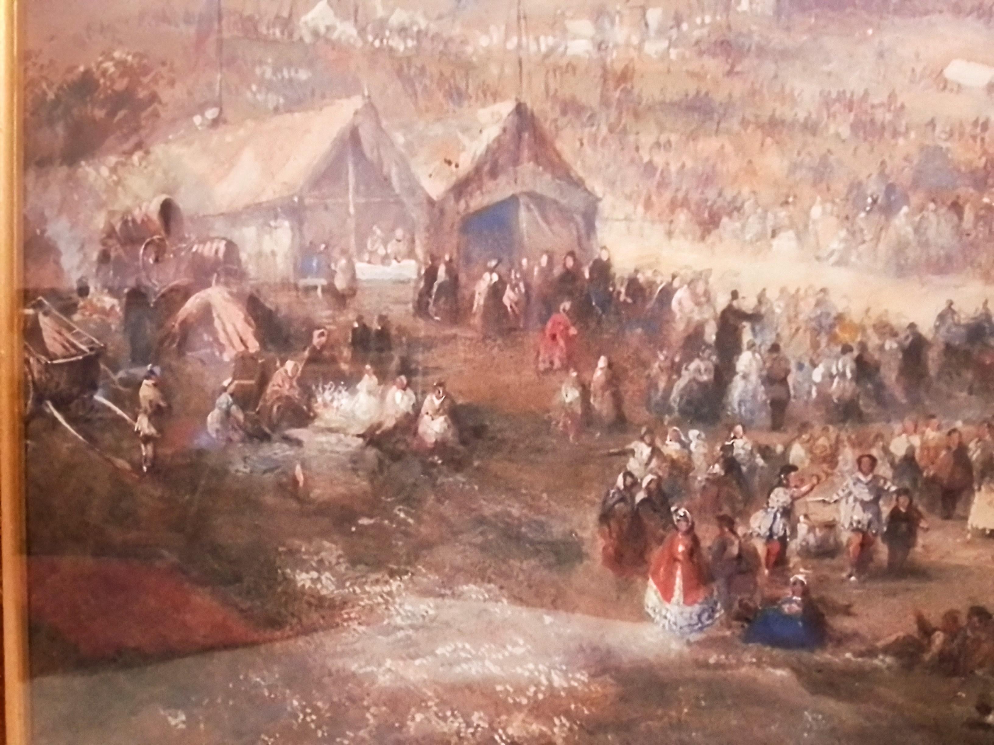 Arte vintage vittoriana di Dibdin, acquerello a tempera - 1863 - Painting Impressionismo di Thomas R Colman Dibdin
