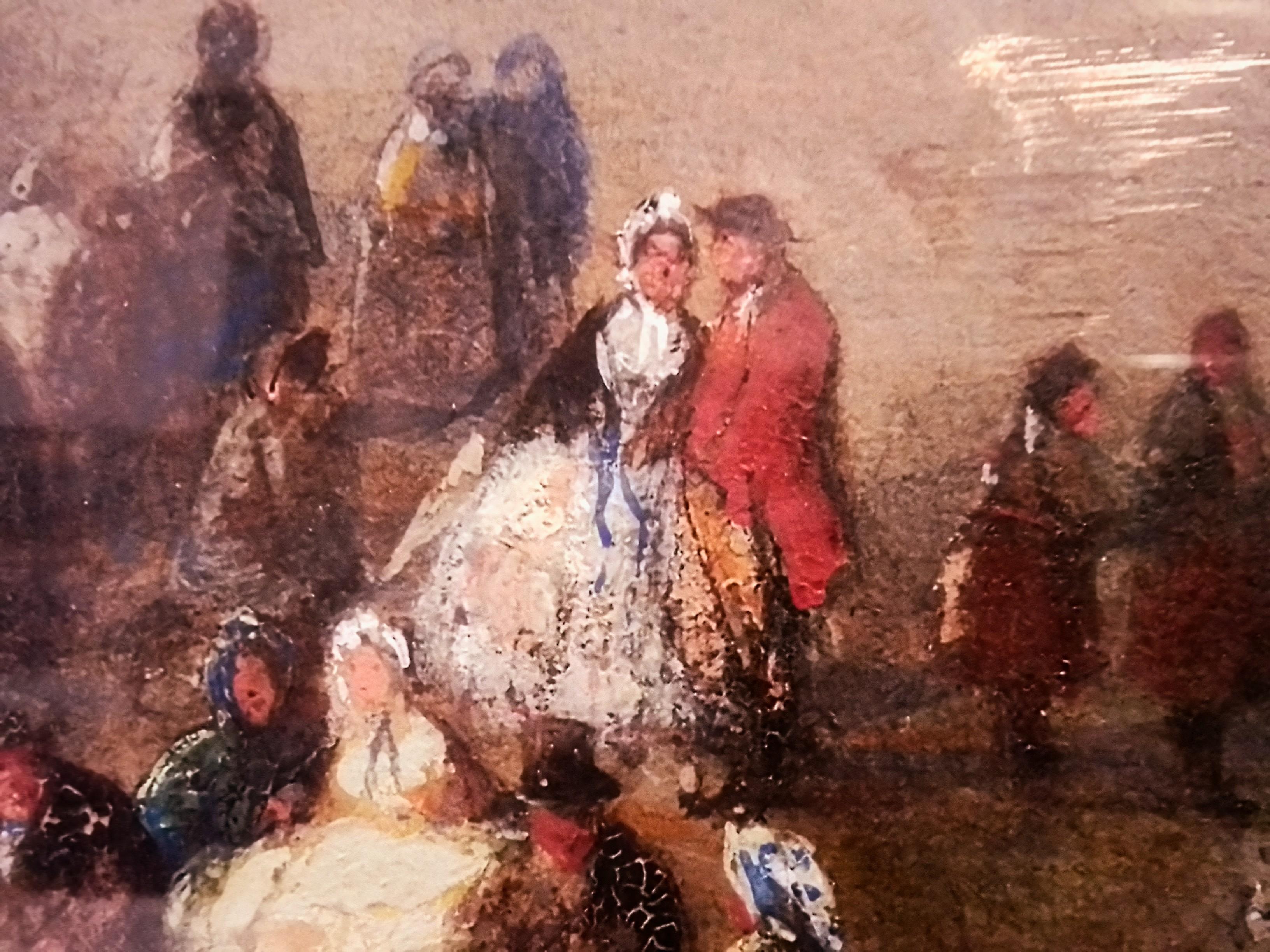Arte vintage vittoriana di Dibdin, acquerello a tempera - 1863 in vendita 2