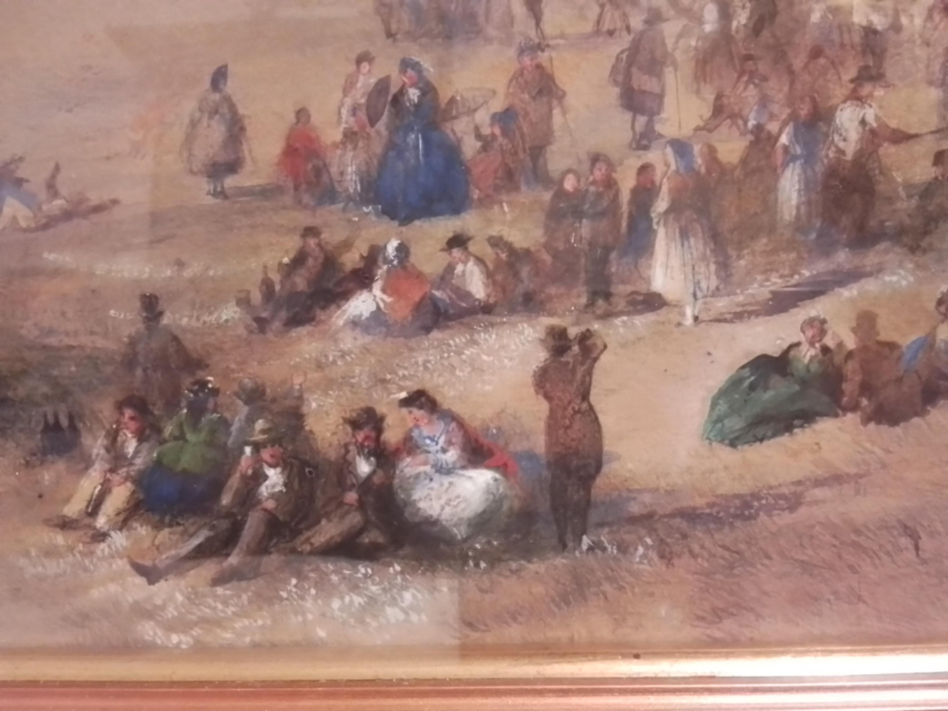 Arte vintage vittoriana di Dibdin, acquerello a tempera - 1863 in vendita 4