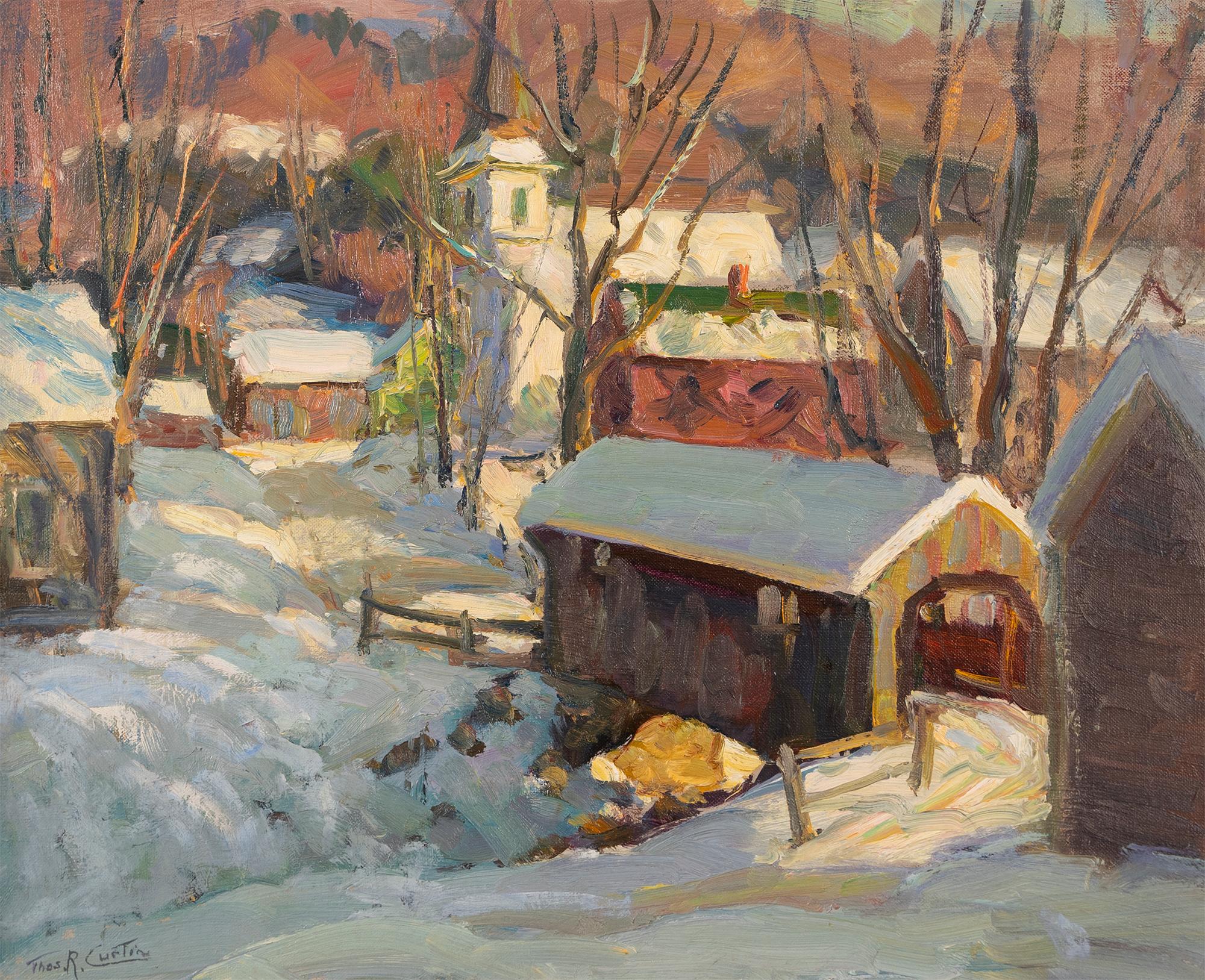 r thomas oil painting