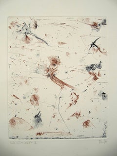 Thomas Ranft (1945) - Hier und dort II, 1984 - Abstract Etching - Edition 3 / 15