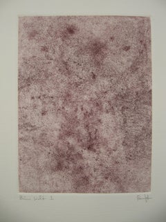 Thomas Ranft (1945) - Spuren, 1977 - Abstract Etchings in Leather Folio