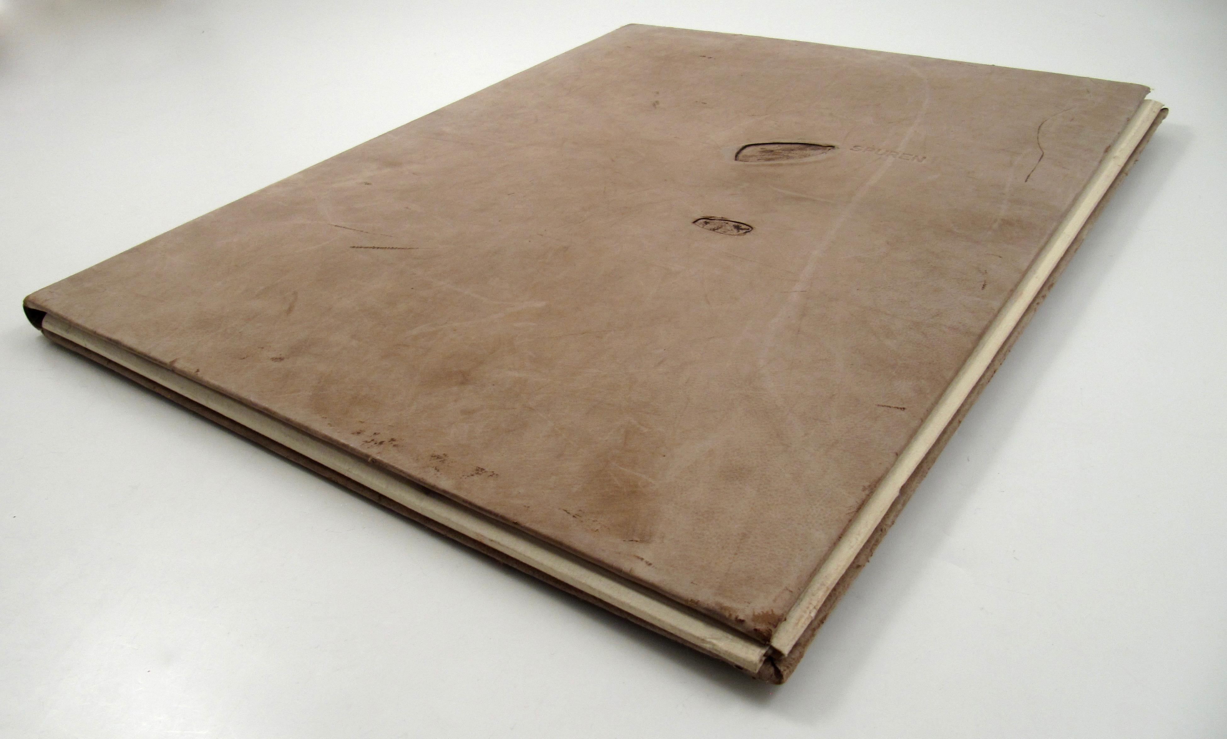Thomas Ranft (1945) - Spuren, 1977 - Abstrakte Radierungen in Leder Folio im Angebot 4