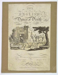 Dance of Death - Etching by Thomas Rowlandson - 1810s
