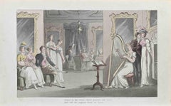 Sweet is the Voice whose Powers can Move – Radierung von Thomas Rowlandson – 1817