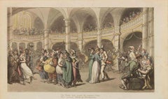 The Mask, that Scene of Wanton Folly - Etching by Thomas Rowlandson - 1817