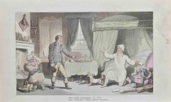 The Wild Exuberance of Joy - Etching by Thomas Rowlandson - 1817