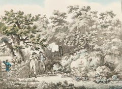 Thomas Rowlandson dopo George Morland - Acquaforte del 19° secolo, Tiro al fagiano