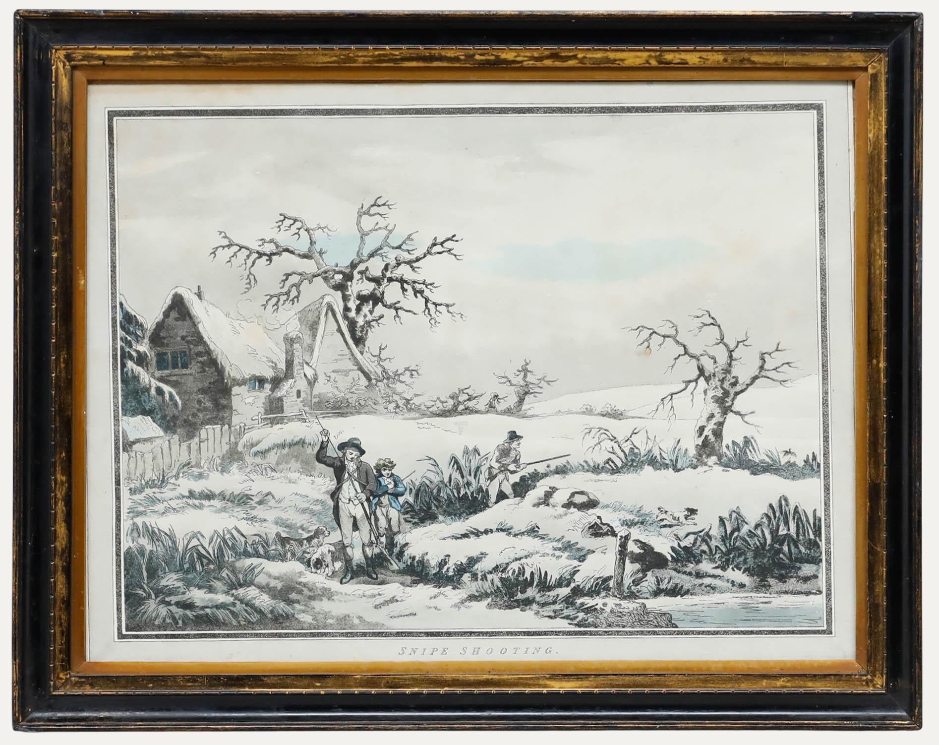 Thomas Rowlandson after George Morland - 19th Century Etching, Snipe Shooting