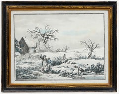 Thomas Rowlandson after George Morland - 19th Century Etching, Snipe Shooting