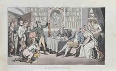 To Sooth the Rigour of the Laws - Etching by Thomas Rowlandson - 1817