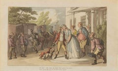 Tp Part with Thee, my Boy - Etching by Thomas Rowlandson - 1817