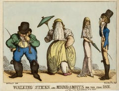 Bastones y rotondas. Para el año 1801